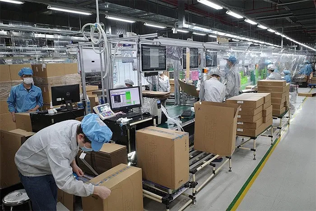 Các KCN trên địa bàn tỉnh Bắc Giang đi vào hoạt động đã tạo việc làm, thu nhập cho người lao động. (Ảnh: Chính Công)