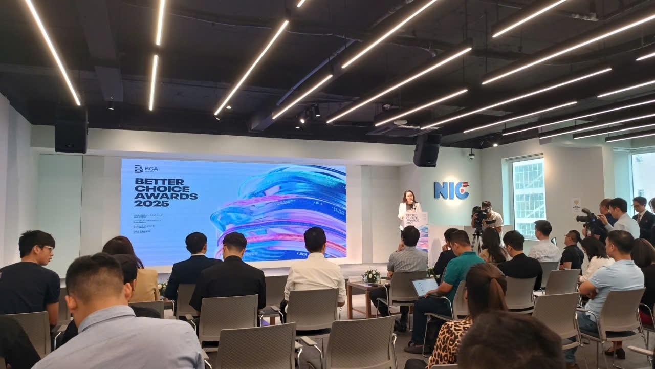 bà Kim Ngọc Thanh Nga, Phó Giám đốc Trung tâm Đổi mới sáng tạo Quốc gia chia sẻ tại buổi khởi động Better Choice Awards 2025