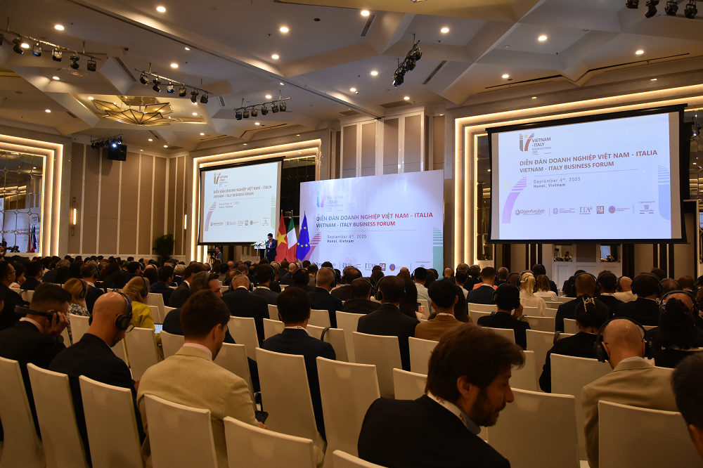 Diễn đàn Doanh nghiệp Việt Nam – Italia diễn ra ngày 4/9/2025