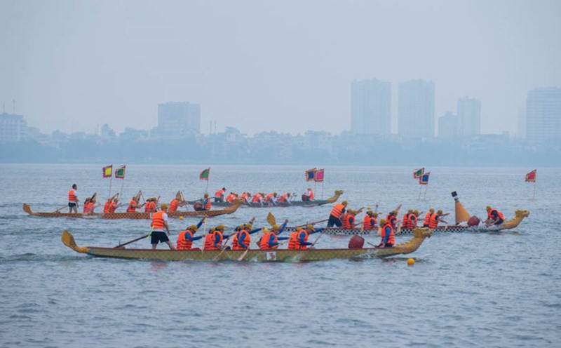  Giải Bơi chải thuyền rồng Hà Nội mở rộng năm 2023