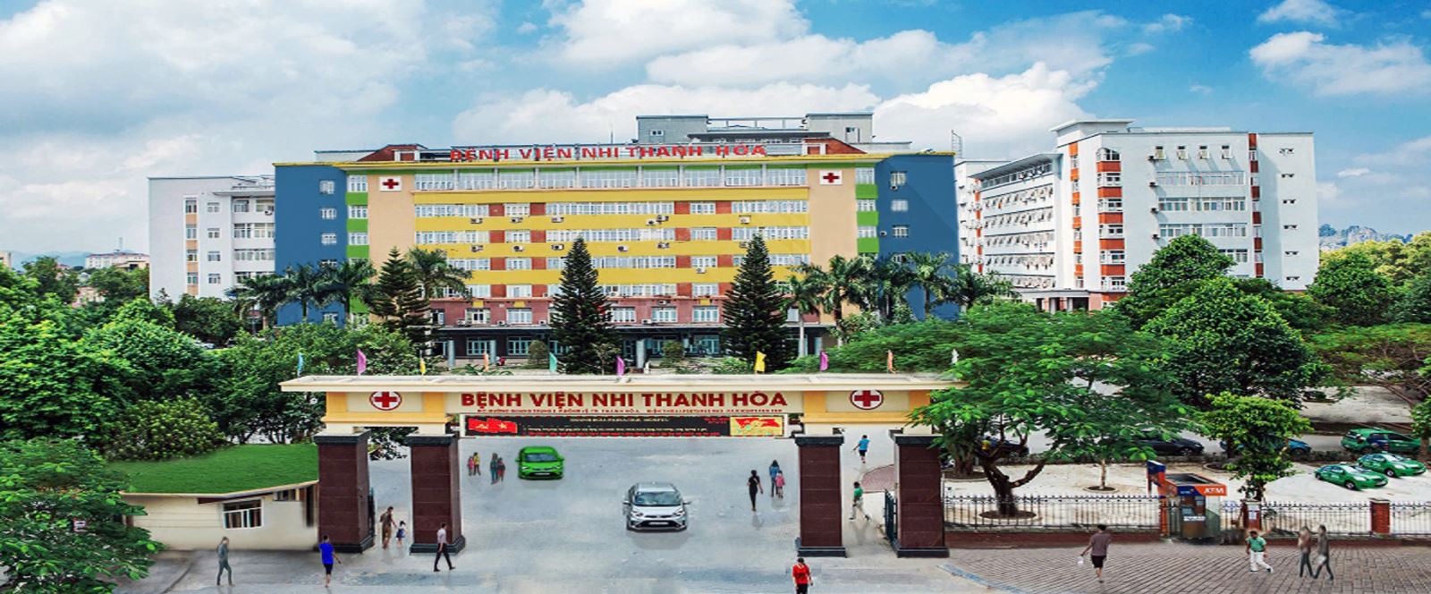 Toàn cảnh Bệnh viện Nhi Thanh Hoá.