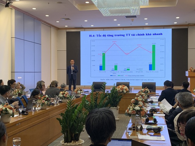 Tọa đàm đối thoại chính sách: Đổi mới thể chế kinh tế tại Việt Nam, hướng tới nước thu nhập trung bình cao trước năm 2030 - Ảnh: VGP/HT