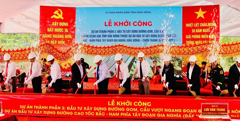 Cao tốc Gia Nghĩa – Chơn Thành đã khởi công một số dự án thành phần nhưng tiến độ chung vẫn chậm so với yêu cầu.  
