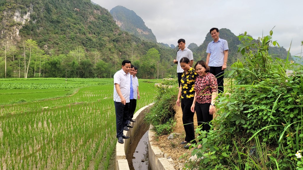 Hạ tầng cơ sở các địa phương được quan tâm đầu tư, phục vụ sản xuất.