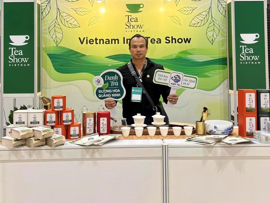 Nhiều thương hiệu trà giới thiệu tại triển lãm