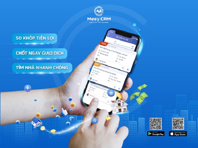 Tính năng tự động tìm kiếm, so khớp nhu cầu của khách hàng với quỹ hàng đang có giúp nhà môi giới nắm bắt cơ hội bán hàng nhanh chóng.
