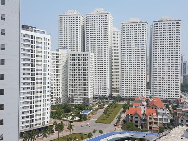 Giá chung cư tăng cao trong năm 2023. Ảnh minh họa