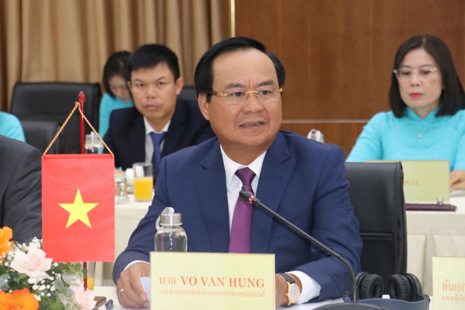 Chủ tịch UBND tỉnh Quảng Trị Võ Văn Hưng phát biểu tại Lễ ký kết.