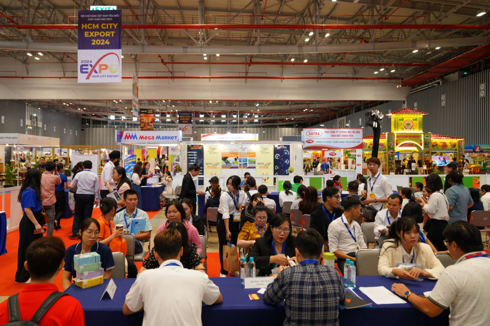 Hội chợ hàng Việt Nam tiêu biểu xuất khẩu năm 2024 diễn ra tại TP. Hồ Chí Minh