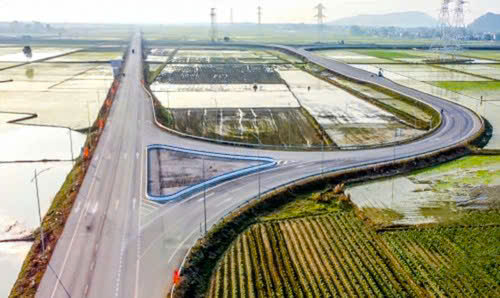 dự án Đường nối Quốc lộ 1 với Quốc lộ 45 đủ điều kiện thông xe kỹ thuật.