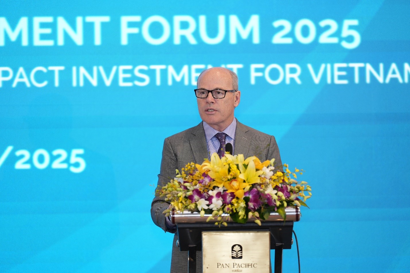 Ông Jim Nickel - Đại sứ Canada tại Việt Nam nhấn mạnh cam kết mạnh mẽ của Canada trong hỗ trợ đầu tư tác động tại Việt Nam