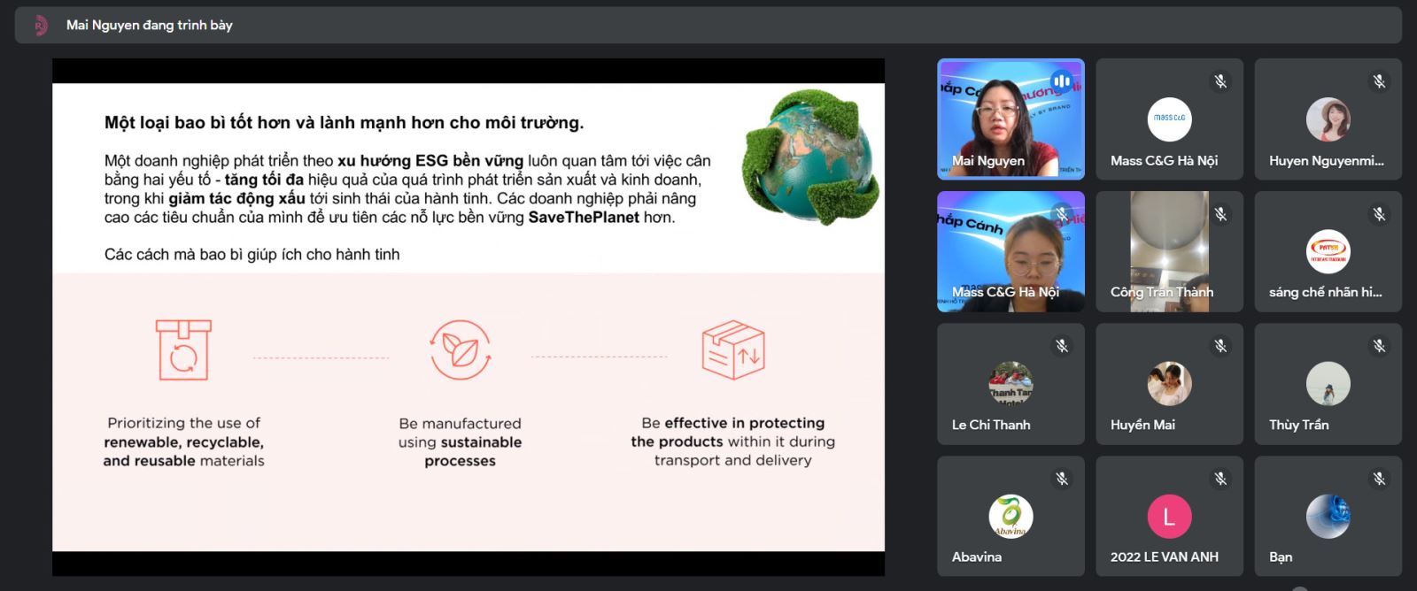 Chương trình hội thảo trực tuyến “Chắp cánh thương hiệu thứ Sáu - FBBF” lần thứ 21 với chủ đề “Thiết kế bao bì thân thiện với môi trường”.
