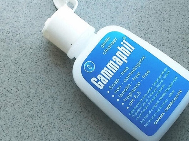 Sữa rửa mặt Gammaphil mới bị thu hồi toàn quốc