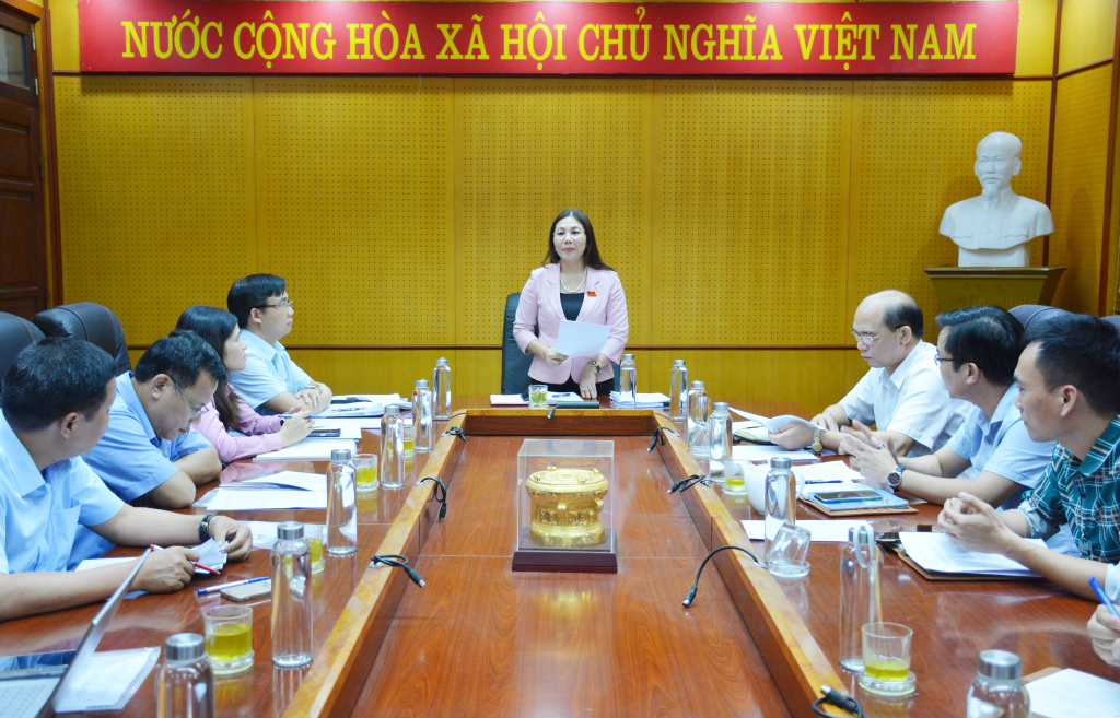 Phiên làm việc tại Ban Quản lý các khu công nghiệp tỉnh