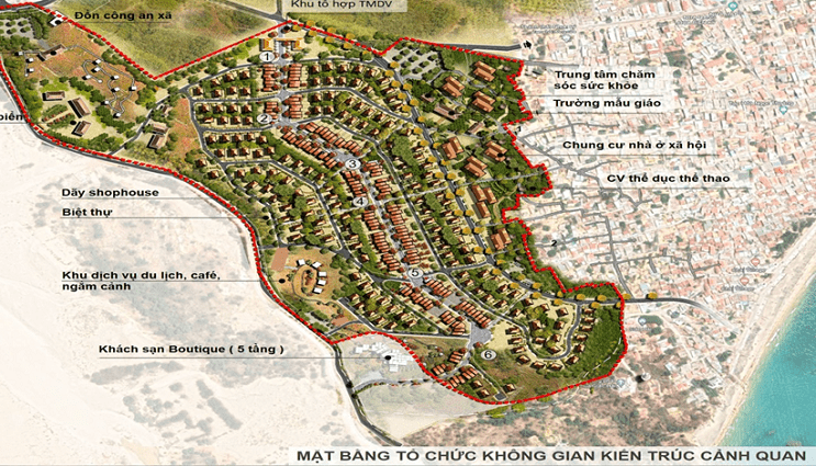 Quy hoạch Khu đô thị Tây Nam xã Nhơn Lý