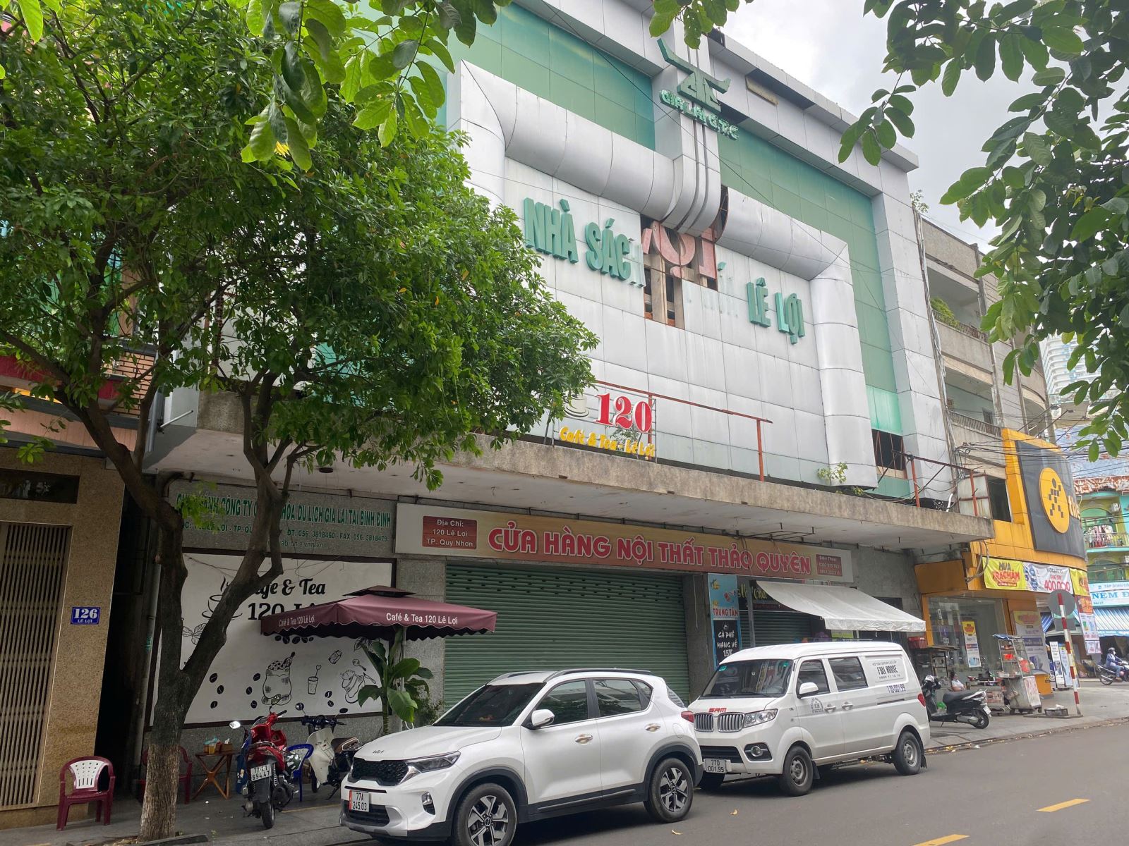 Công ty CP Gia lai CTC (nay là Công ty CP Hoàng Kim Tây Nguyên) thuê mặt bằng tại 120 Lê Lợi, TP. Quy Nhơn