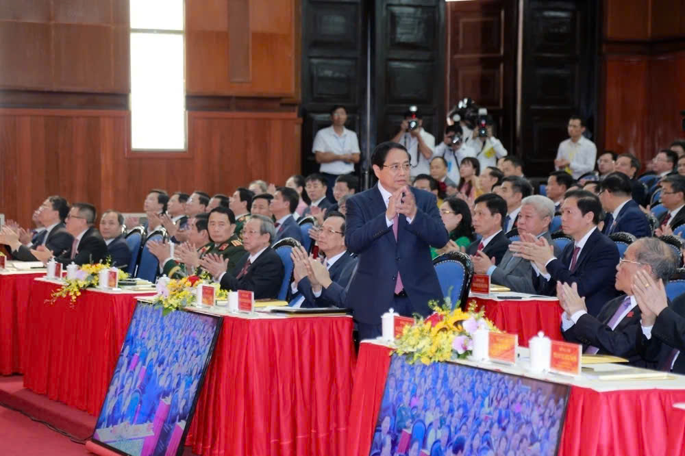 Thủ tướng Chính phủ Phạm Minh Chính dự và chỉ đạo Đại hội Đảng bộ tỉnh Thanh Hoá lần thứ XX.