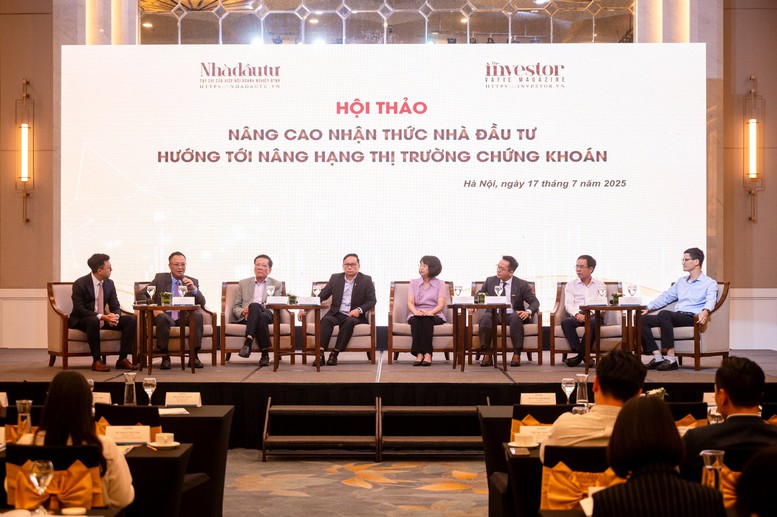 Hội thảo “Nâng cao nhận thức nhà đầu tư hướng tới nâng hạng thị trường chứng khoán”