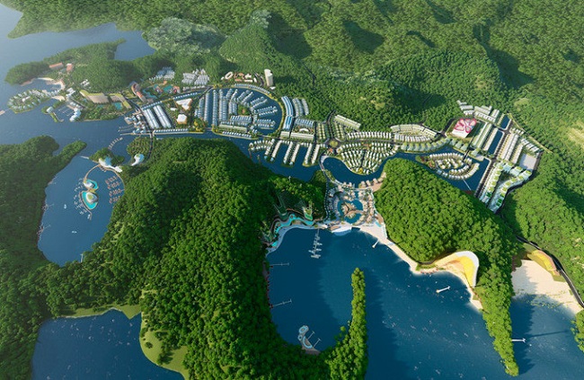 Phối cảnh Dự án Khu du lịch Cái Giá - Cát Bà (Cát Bà Amatina) 