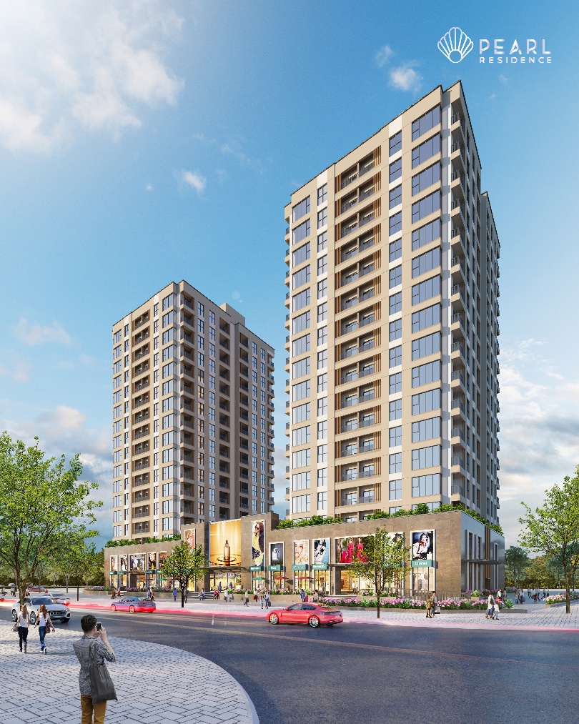 Pearl Residence là tổ hợp căn hộ cao cấp với tầm nhìn hướng biển,  gồm 2 tòa nhà 17 tầng với tổng số 180 căn hộ