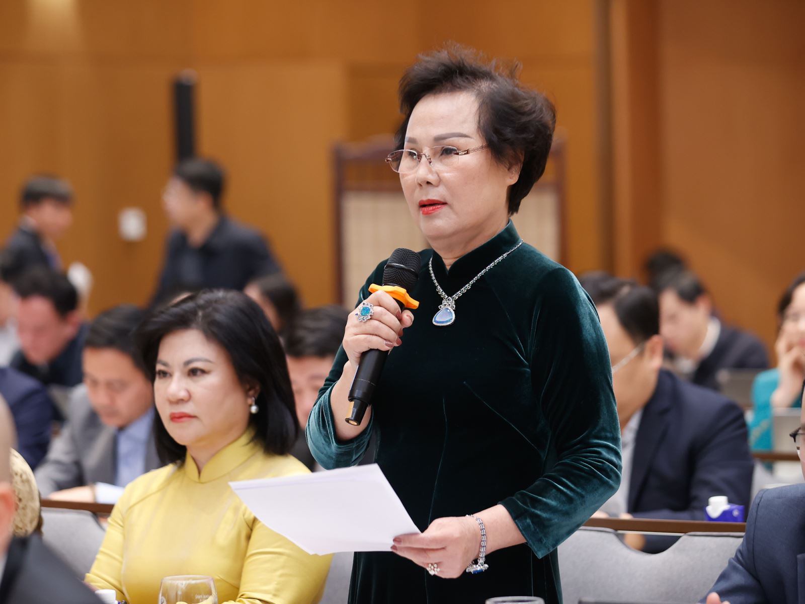 Bà Nguyễn Thị Bảo Hiền – Phó Chủ tịch Thường trực Hiệp hội Nữ doanh nhân Việt Nam - Ảnh: VGP/Nhật Bắc