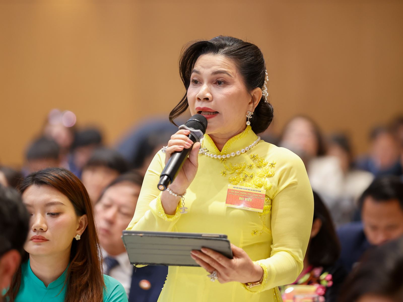 Bà Đặng Thị Kim Oanh - Chủ tịch Kim Oanh Group - Ảnh: VGP/Nhật Bắc