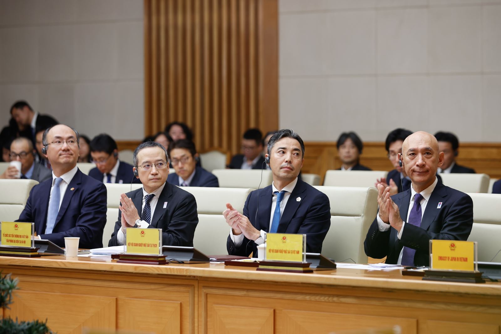 Các doanh nghiệp Nhật Bản tham gia tọa đàm - Ảnh: VGP/Nhật Bắc