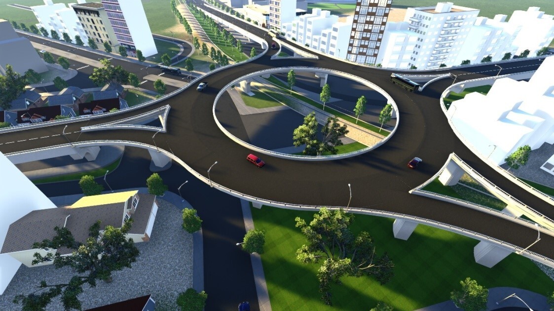 Nút giao thông Ngọc Hội. Ảnh: CTTĐT Khánh Hoà