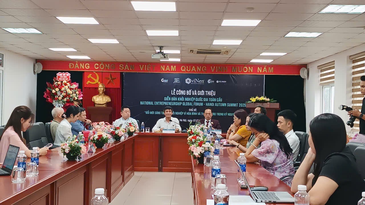 Lễ công bố Diễn đàn Khởi nghiệp Quốc gia Toàn cầu – Diễn đàn Mùa Thu Hà Nội 2025