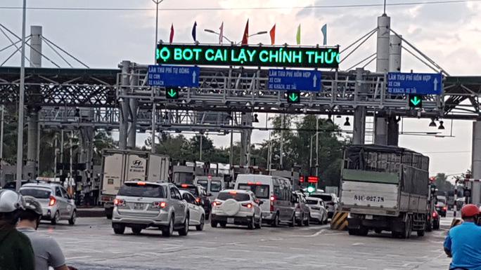 BOT Cai Lậy thu phí trở lại vào ngày 7/10. Ảnh: Internet