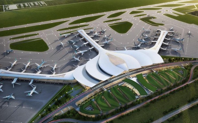 Phối cảnh sân bay Long Thành. 