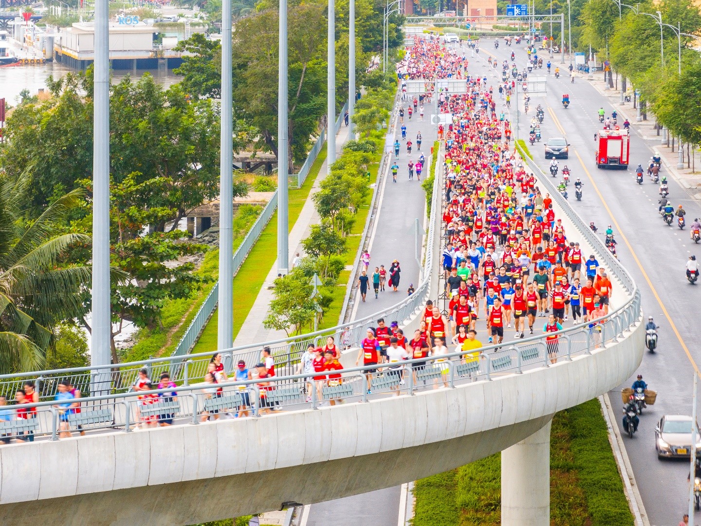 Giải Giải Marathon Quốc tế TP Hồ Chí Minh Techcombank mùa 6 để lại nhiều ấn tượng