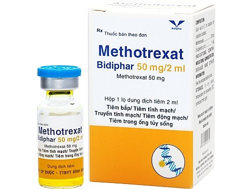 Hình ảnh thuốc Methotrexat Bidiphar 50mg/2ml bị thu hồi