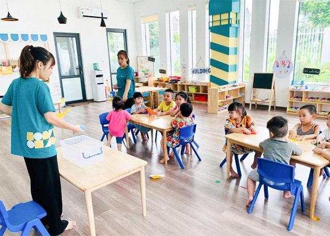 Các dự án đầu tư bằng vốn ngoài ngân sách thuộc lĩnh vực giáo dục đào tạo và một số lĩnh vực khác được áp dụng miễn giảm tiền thuê đất. Ảnh Nam Khánh