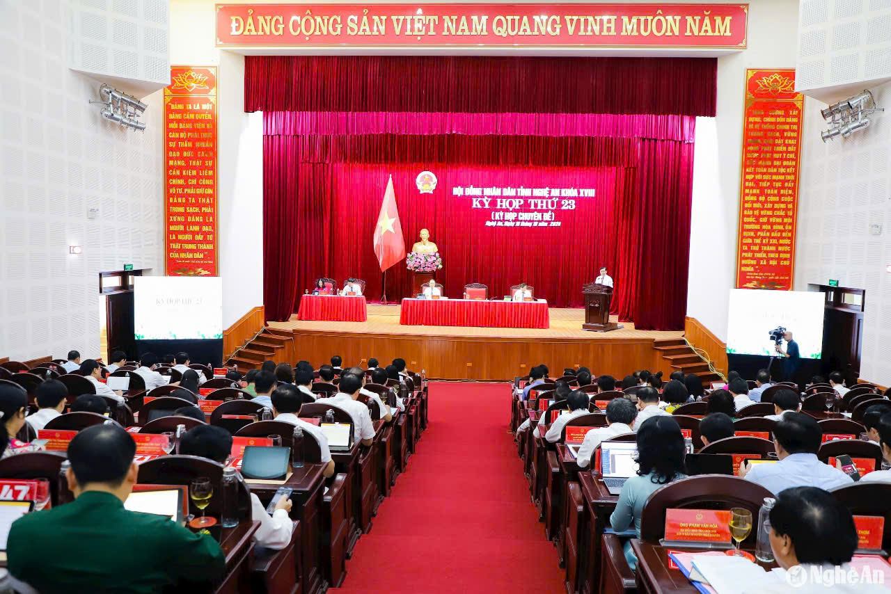 Toàn cảnh kỳ họp.