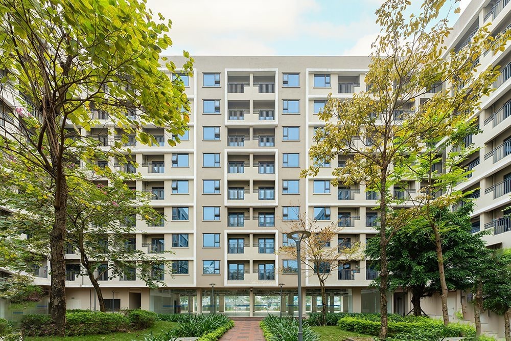 Một dự án NOXH tại Yên Phong, Bắc Ninh với cảnh quan, kiến trúc xanh - sạch - đẹp.