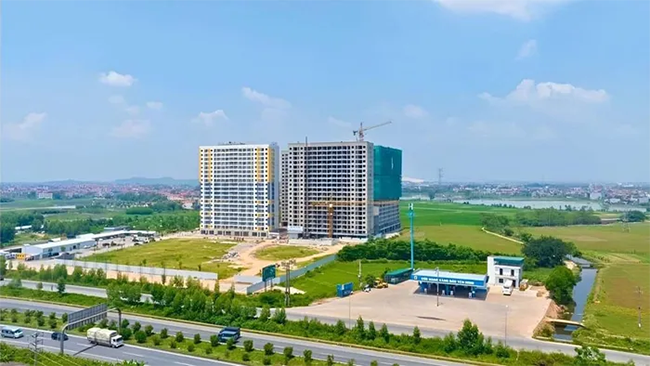 Evergreen Bắc Giang đáp ứng hơn 7.000 căn hộ cho khoảng 22.000 cư dân. Ảnh Trường Sơn