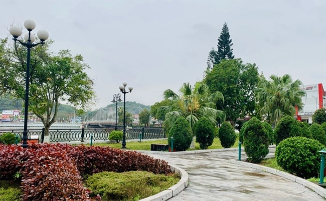 Công viên thị trấn Núi Đối. (Nguồn: Internet)