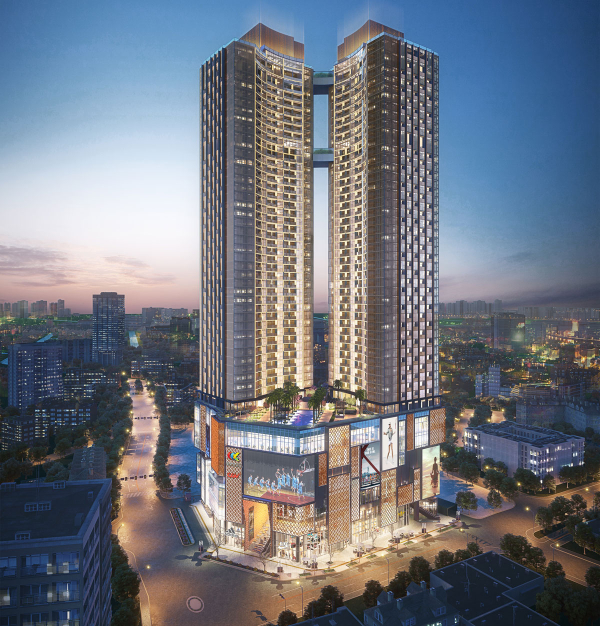Phối cảnh tổng thể dự án Alpha City quận 1