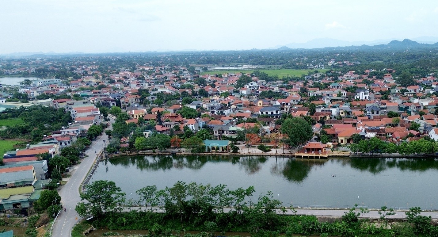 Một góc xã nông thôn mới kiểu mẫu Sơn Vi, huyện Lâm Thao (Ảnh nguồn: Báo Phú Thọ).