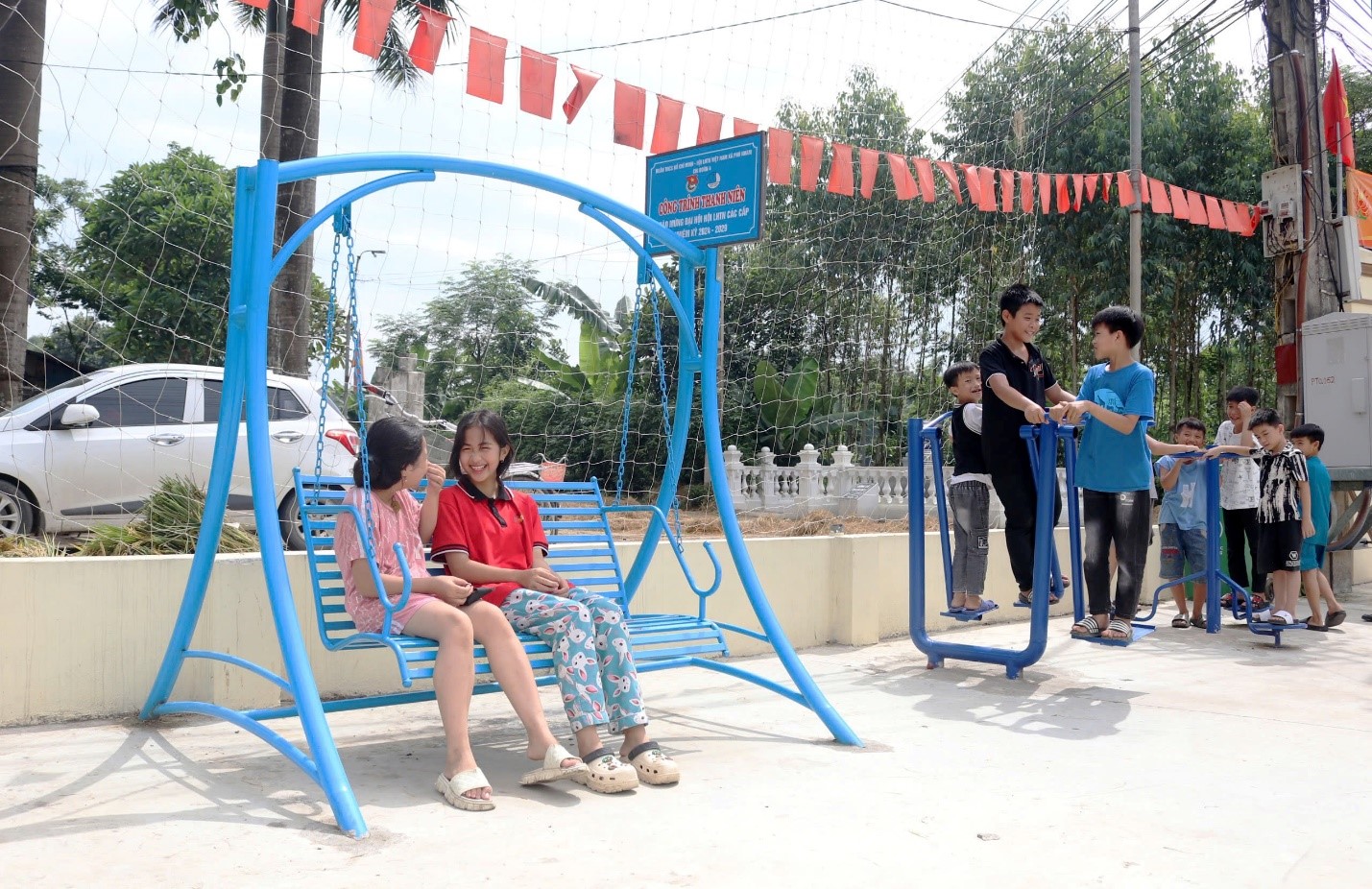 Nhà văn hóa khu 4, xã Phú Nham, huyện Phù Ninh được đầu tư xây dựng, đưa vào sử dụng từ cuối năm 2023, góp phần phục vụ nhu cầu hoạt động cộng đồng (nguồn ảnh: Báo Phú Thọ).