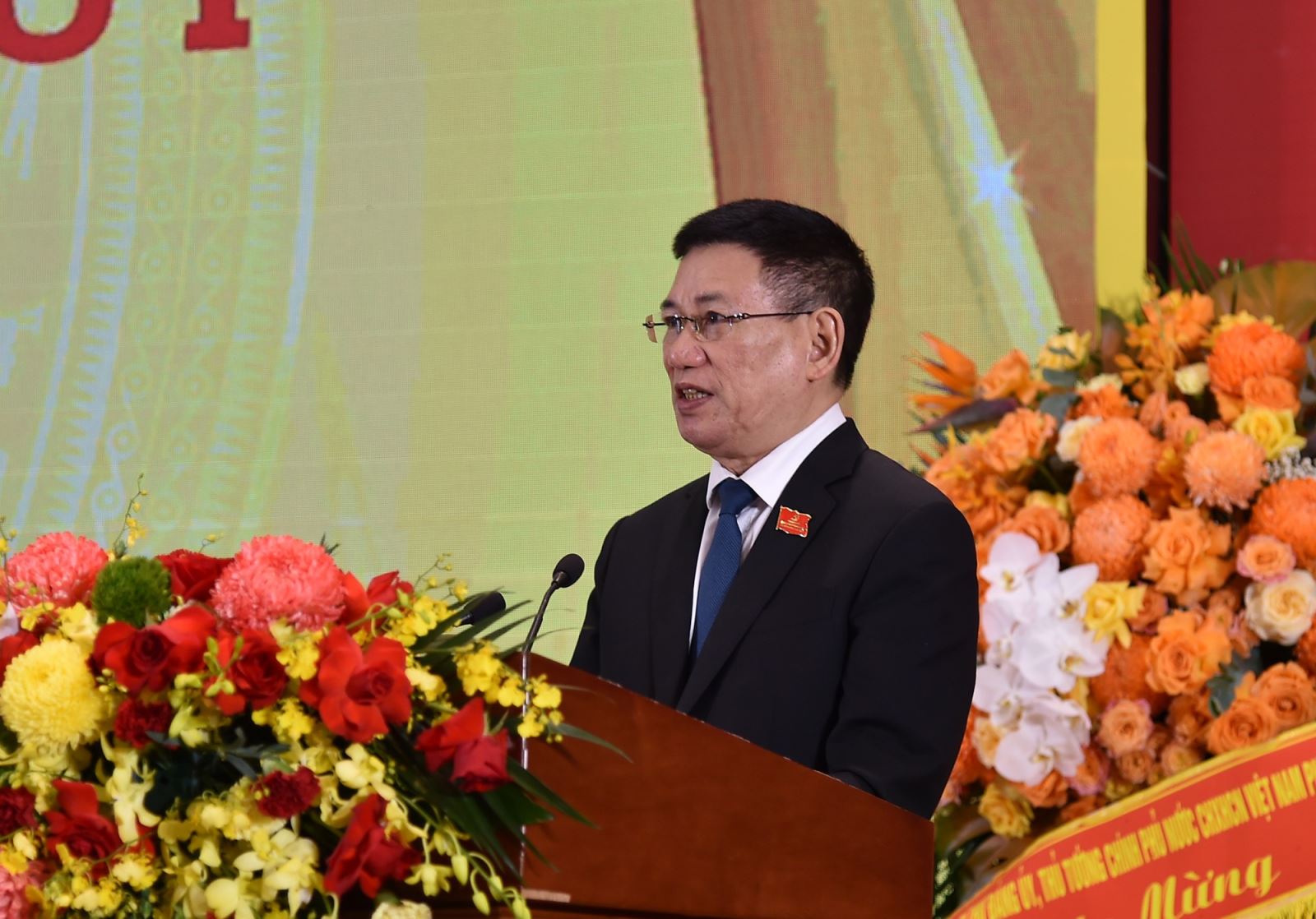 Phó Thủ tướng Hồ Đức Phớc phát biểu chỉ đạo tại Đại hội đại biểu lần thứ I, nhiệm kỳ 2025- 2030 của Đảng bộ Ngân hàng Nhà nước - Ảnh: VGP/Trần Mạnh