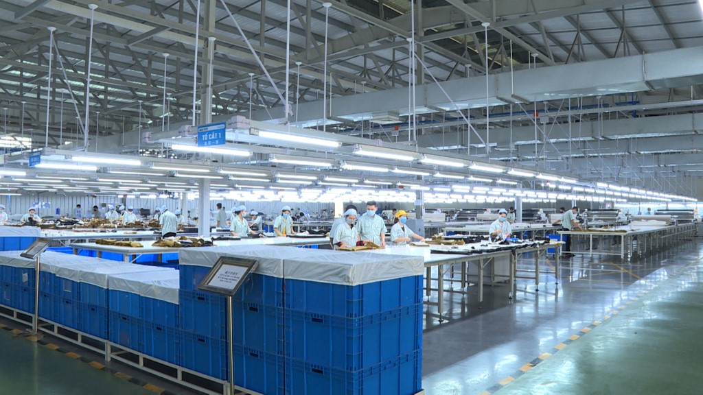 Hoạt động sản xuất tại Công ty TNHH Hoa Lợi Đạt, KCN Texhong Hải Hà (Nguồn: Báo Quảng Ninh).