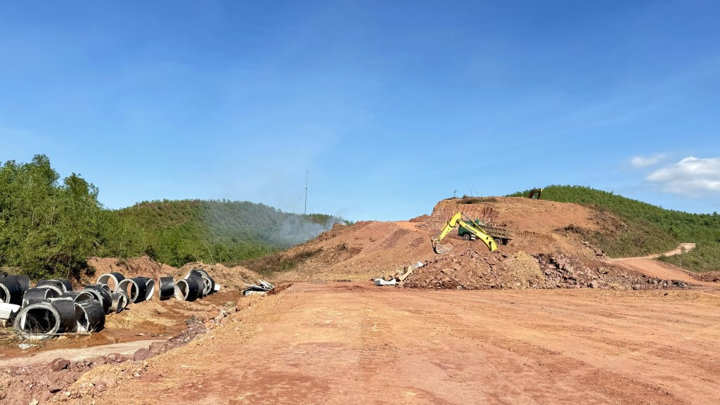 Dự án tuyến đường kết nối QL4B đến QL18 sẽ được hoàn thành trong năm 2025. (Ảnh nguồn: Báo Quảng Ninh).