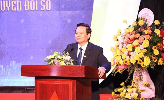 TS Lê Doãn Hợp - Viện trưởng sáng lập Viện Ứng dụng công nghệ và Chuyển đổi số - chia sẻ tại sự kiện