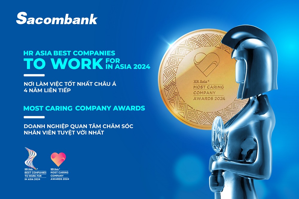 Sacombank được vinh danh kép với giải thưởng 