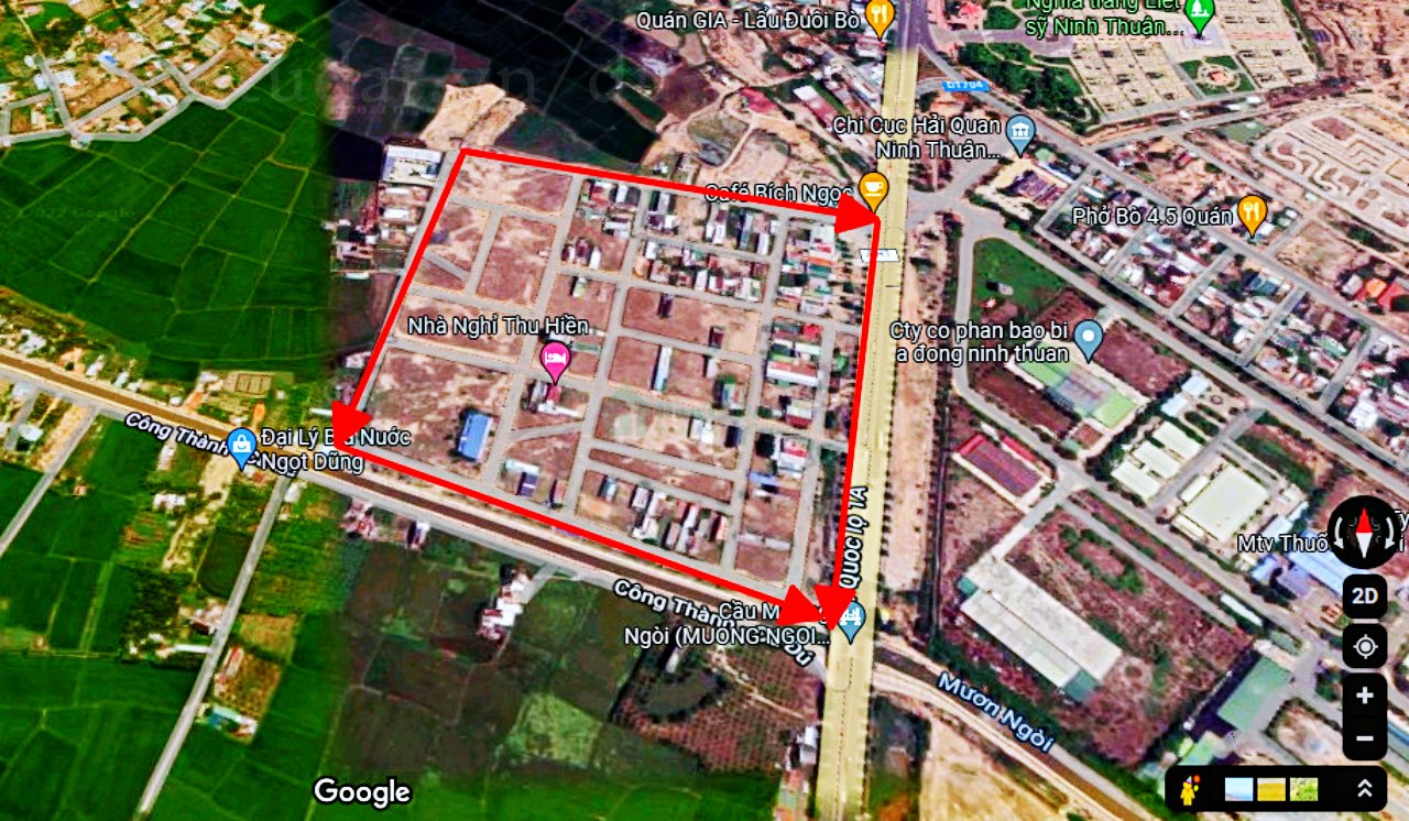 Vị trí Tái Định Cư Thành Hải