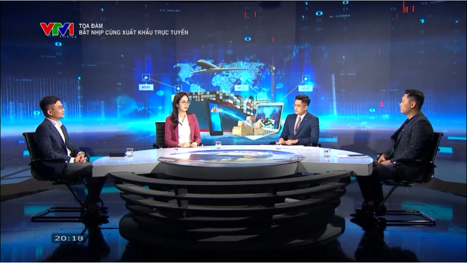  Tọa đàm “Bắt nhịp cùng xuất khẩu trực tuyến” trên VTV1