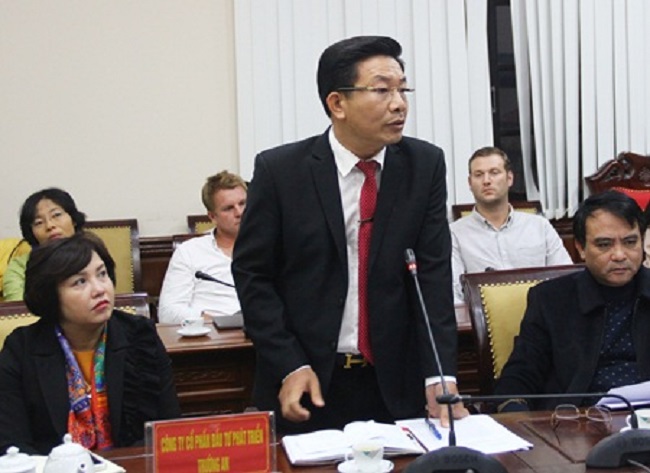 Ông Trần Văn Dĩnh, Chủ tịch Hội đồng Quản trị, Tổng Giám đốc Công ty Cổ phần Đầu tư phát triển Trường An 