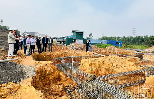 Ngày 5/3, Công ty CP Tập đoàn Tiến Bộ (TTB Group) và Công ty CP Đầu tư Bình Minh Phát tổ chức Lễ ra quân đầu năm, triển khai xây dựng giai đoạn 1 Dự án nhà ở xã hội trên địa bàn phường Tích Lương- ảnh Báo Thái Nguyên.